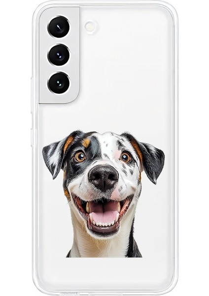 Samsung Galaxy S21 Uyumlu Sevimli Köpek Desenli Silikon Kılıf