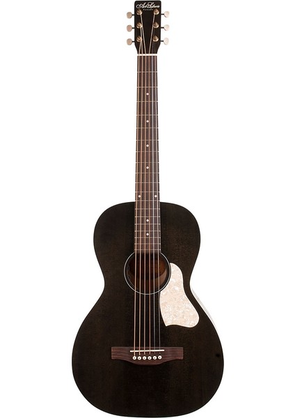 Art &amp; Lutherie Roadhouse A/e Parlor-Style Elektro Akustik Gitar (Faded Black)