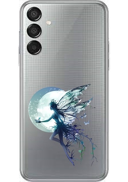 Samsung Galaxy M15 Uyumlu Ay Perisi Desenli Silikon Kılıf