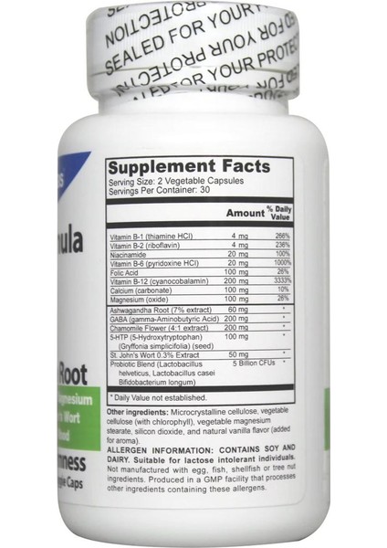Drformulas Mood Boost Probiotics & Asvaganda Nexabiotic 60 Capsules