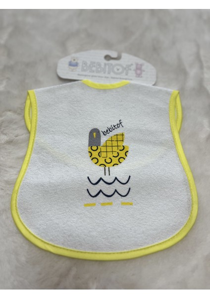 014 Bebek Mama Önlüğü Muşambalı Desenli