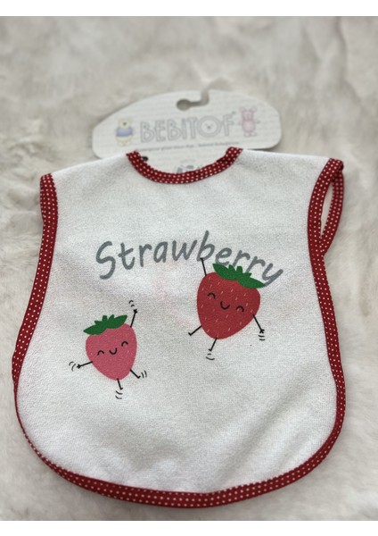014 Bebek Mama Önlüğü Muşambalı Desenli