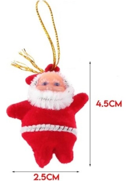 Yılbaşı Yeni Yıl Çam Ağaç Süs Noel Baba 3'lü modelleri