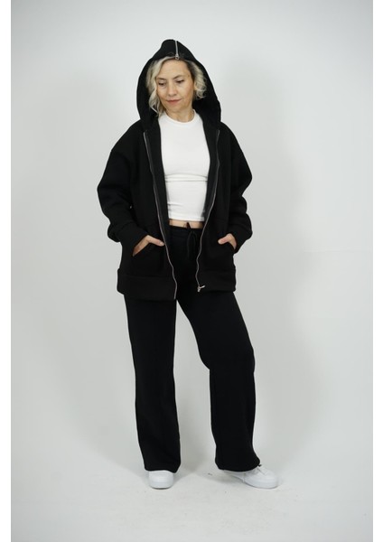 kapşon fermuarlı sweat indirimleri