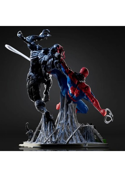 Spiderman Vs Venom Figür Üç Boyutlu Koleksiyonluk