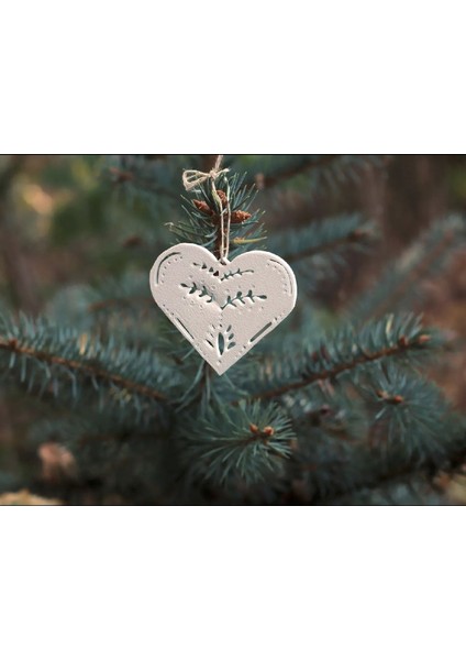 10 Adet Yılbaşı Ağacı Süsü Beyaz Noel Yeni Yıl indirimleri