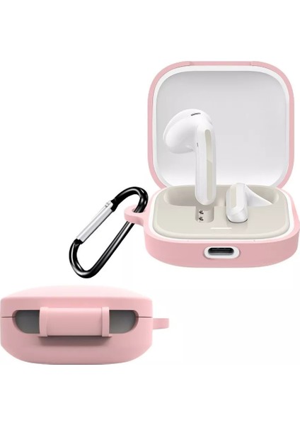 Xiaomi Redmi Buds 6 Active Kılıf Renkli Yumuşak Silikon Darbe Dayanıklı Korumalı Kılıf