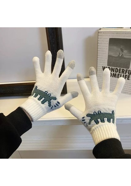 Soğuk Geçirmez Kalın Örme Eldiven (Yurt Dışından)