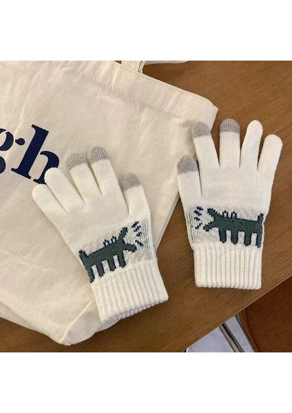 Soğuk Geçirmez Kalın Örme Eldiven (Yurt Dışından) fiyatları