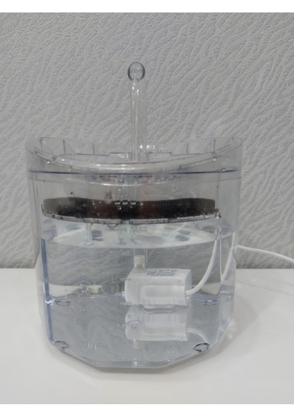 Ev Hayvanları Için Sessiz Şeffaf Otomatik Sirkülasyonlu Su Sebili (Adaptörlü) indirimleri