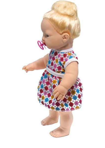 Oyuncak Bebek Ağlayan Et Bebek Emzikli 35 cm
