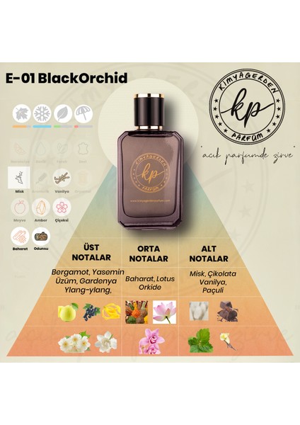 E-01 Blck Orchd ( %33 ) Esans Oranı