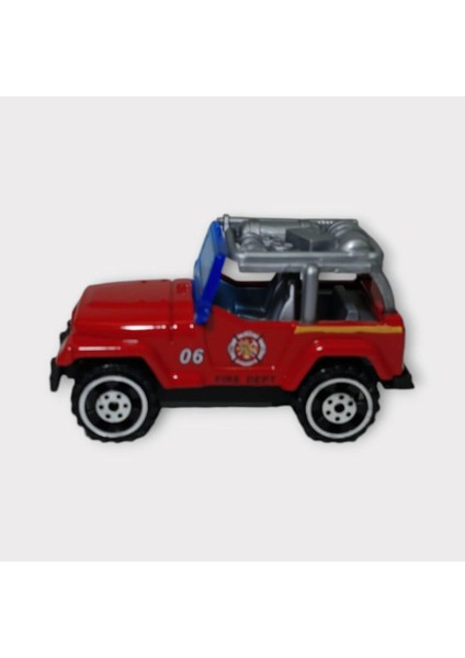 Küçük Metal Itfaiye Araçları 7 cm - Jeep fiyatları