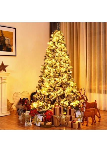 18 Metre Yılbaşı Ağacı Işığı 200 Ledli 18 Metre Gün Işığı LED Işık Modlu 220 Volt Fişli Noel Işığı