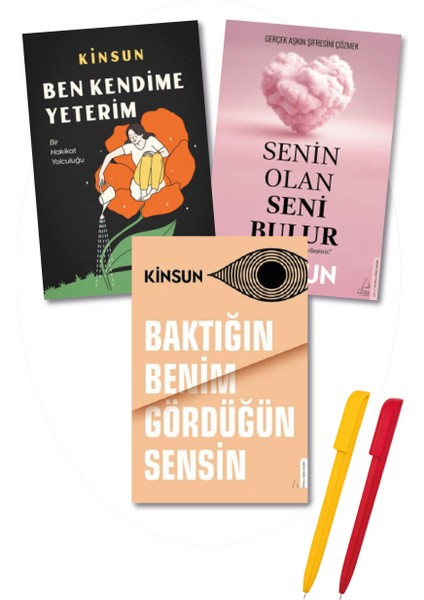Ben Kendime Yeterim - Baktığın Benim Gördüğün Sensin - Senin Olan Seni Bulur 3 Kitap – Kinsun