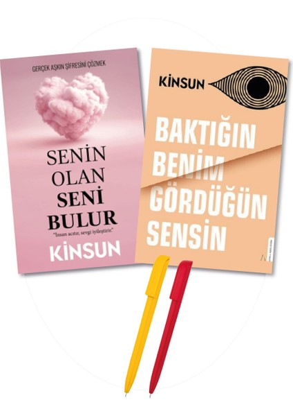 Baktığın Benim Gördüğün Sensin - Senin Olan Seni Bulur 2 Kitap – Kinsun