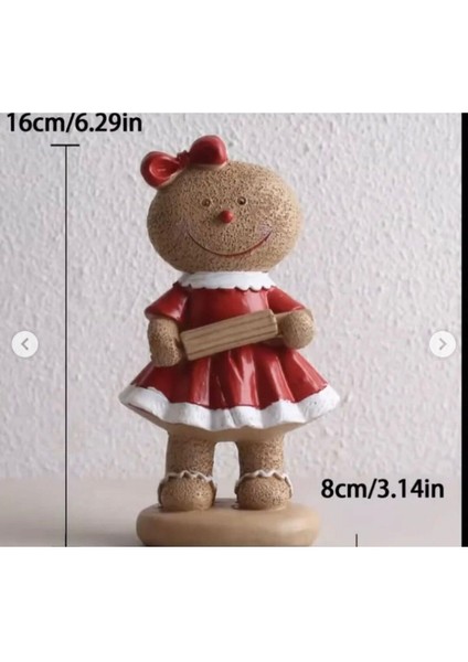 Yeni Yıl Temalı Kurabiye Figur Aksesuar Yeni Yıl Etkinlik Kurabiye Adam Taş Boyama Yılbaşı Deko indirimleri