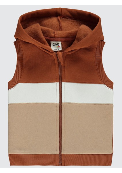 Erkek Bebek Yelek 6-18 Ay Bakır