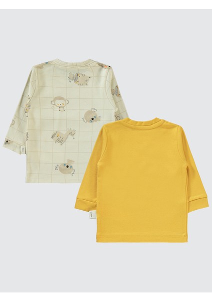 Erkek Bebek 2'li Sweatshirt 6-18 Ay Hardal fiyatları
