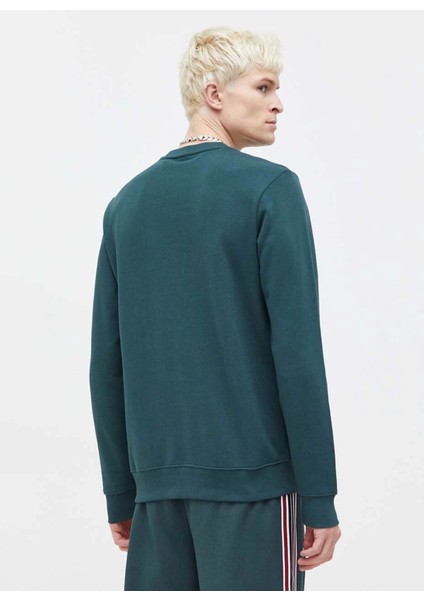 Bisiklet Yaka Haki Erkek Sweatshırt 50477328_DEM fırsatları