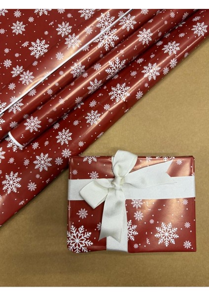 Yılbaşı temalı renkli hediye paketleme kağıdı seti 70x100 cm, 5 adet, Çok Renkli modelleri