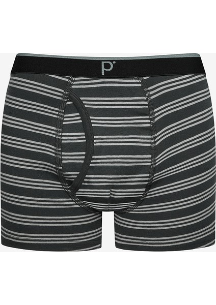 Thin Stripe 3lü Çok Renkli Boxer