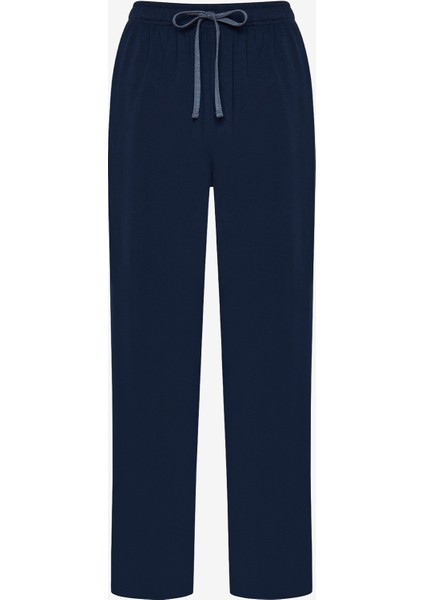 Basic Navy Lacivert Pantolon Pijama Takımı