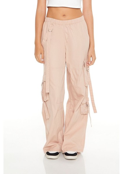 F21 Straight-Leg Utility Kargo Pantolon