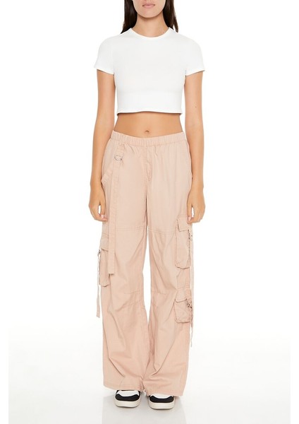 F21 Straight-Leg Utility Kargo Pantolon