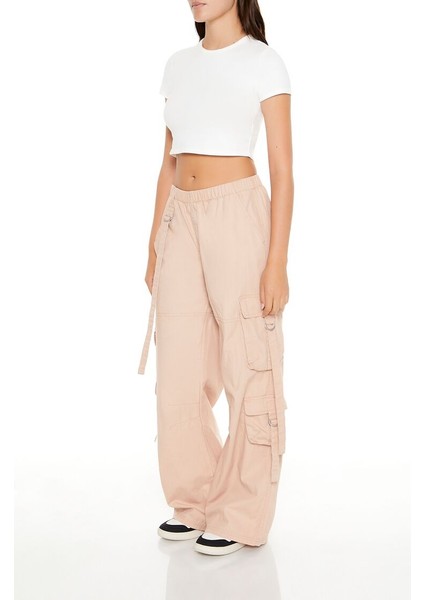 F21 Straight-Leg Utility Kargo Pantolon