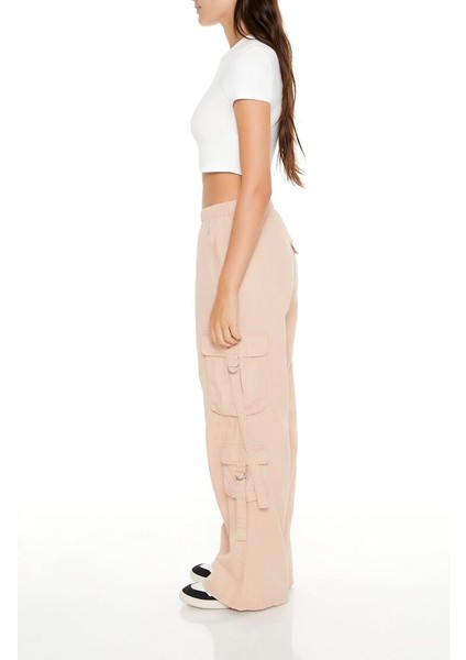 F21 Straight-Leg Utility Kargo Pantolon