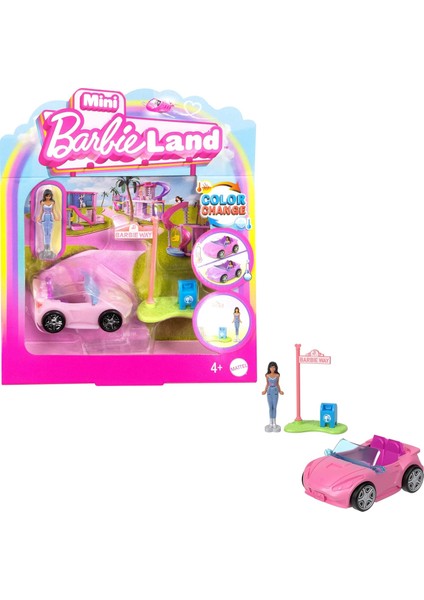 Mini Barbieland Convertible, HYF42, Çok Renkli