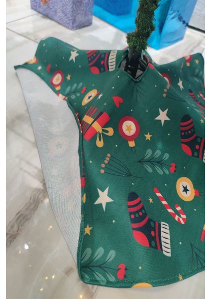 Yeşil Yılbaşı Çam Ağacı Altı Örtüsü 68X68CM AO13 indirimleri