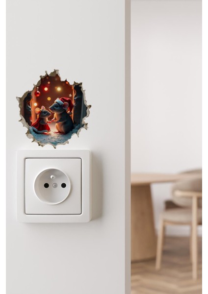 Yeni Yıl Temalı Mini Sticker Priz Sticker Yılbaşı Yeni Yıl Mini Boy Sticker fiyatları