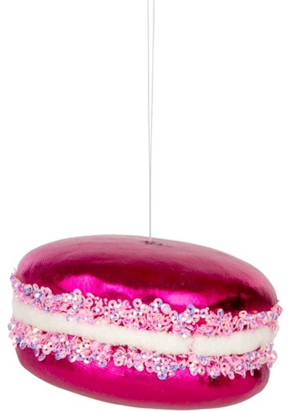 Yılbaşı Ağacı Süsü Makaron Pembe