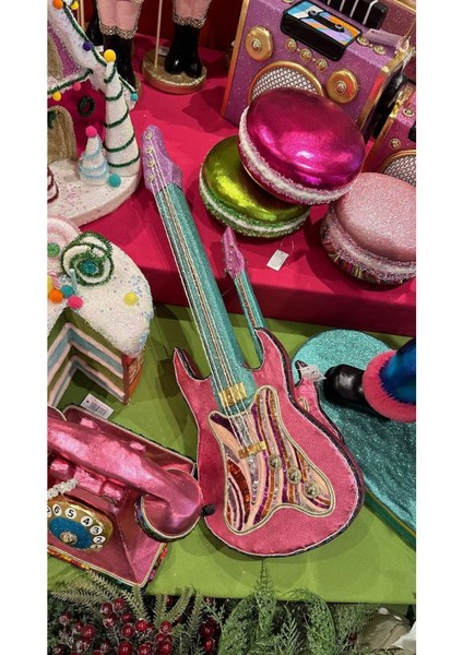 Yılbaşı Ağacı Süsü Makaron Pembe