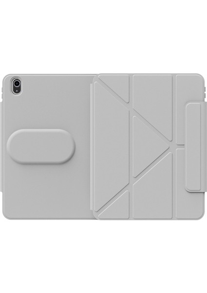 iPad Air 5 10.9 2022 Wiwu 360° Dönebilen Yan ve Dik Standlı Magnetik Koruyucu Tablet Kılıfı Gri fırsatları