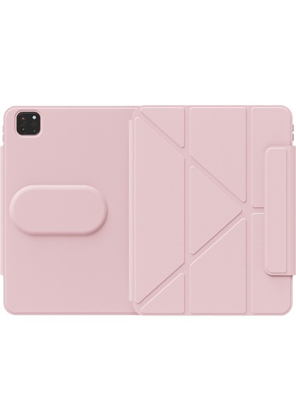 iPad Pro 11 2024 Wiwu 360° Dönebilen Yan ve Dik Standlı Magnetik Koruyucu Tablet Kılıfı Pembe fiyatları
