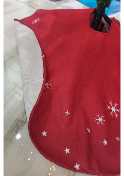 Kırmızı Yılbaşı Çam Ağacı Altı Örtüsü 68X68CM AO01 indirimleri