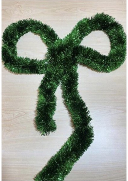 Yeşil Renk Yılbaşı Garland Sim Ağaç Süs Orta Boy 5 cm 2 M 1 Adet modelleri
