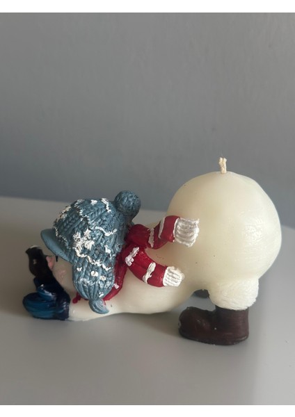 Kayak Yapan Çocuk Dekoratif Mum modelleri