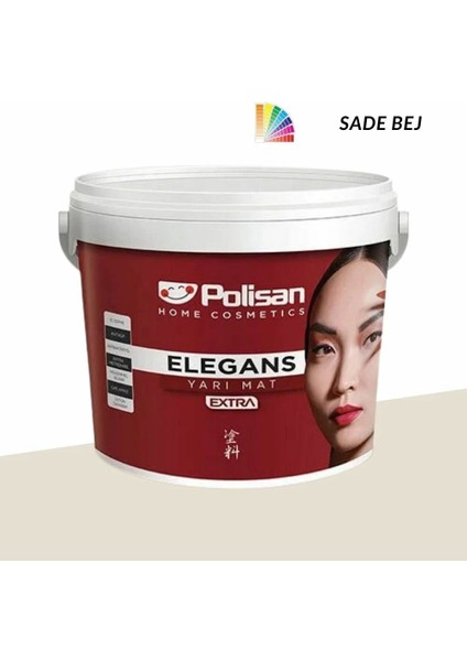 Elegans Extra Yarı Mat Sade Bej 2,5 lt