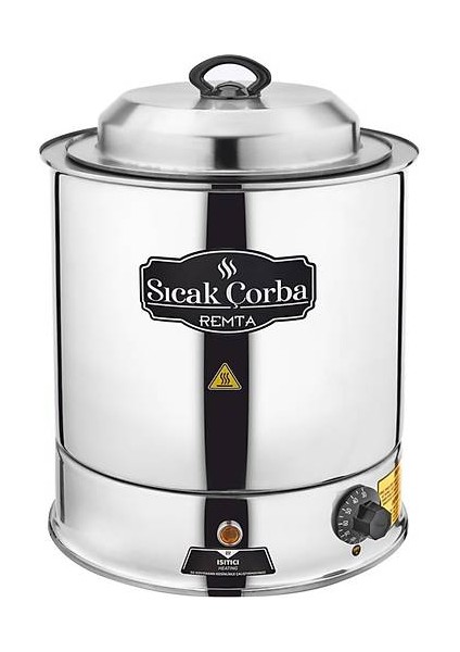 Çelik Model Midi Çorba Isıtıcı 9 Lt