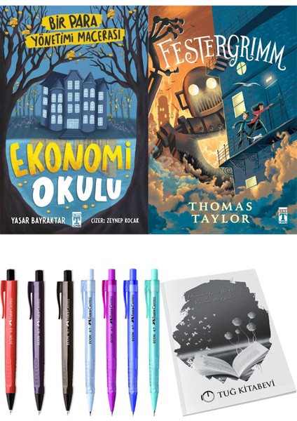 Festergrimm ve Ekonomi Okulu Bir Para Yönetimi Macerası 2'li Set - Kalem