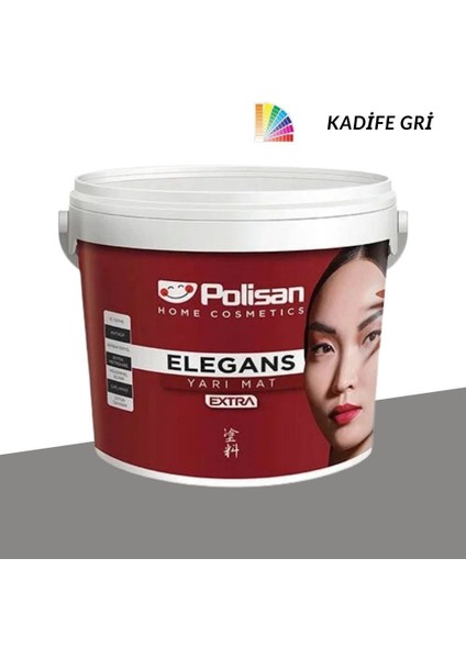 Elegans Extra Yarı Mat Kadife Gri 7,5 lt