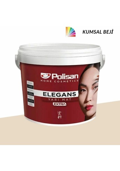 Elegans Extra Yarı Mat Kumsal Beji 2,5 lt