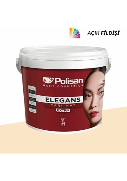 Elegans Extra Yarı Mat Açık Fildişi 7,5 lt