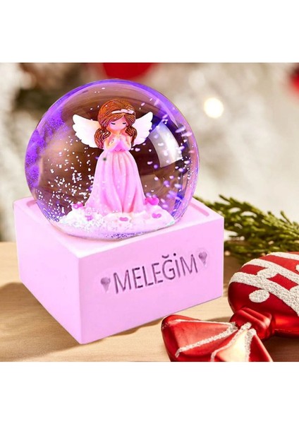 Meleğim Işıklı Kar Küresi