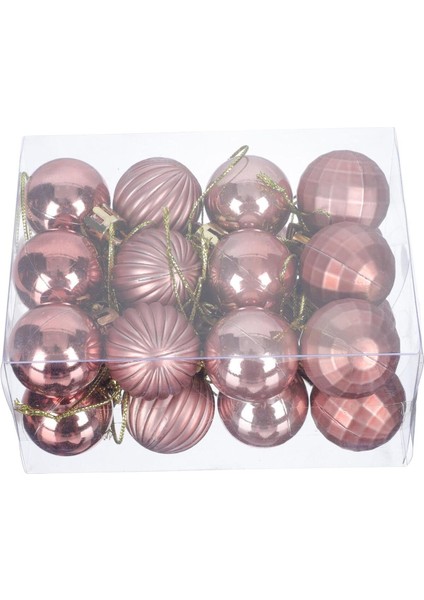 Yılbaşı Çam Ağacı Süsü Rose Top 3 cm 24'lü fiyatları