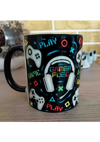 Gamer Büyük Boy Porselen Kupa